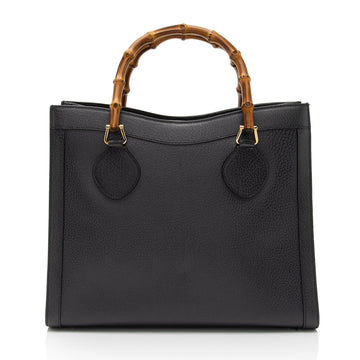 Gucci Vintage Leather Bamboo Diana Tote (SHF-7SmqFT)