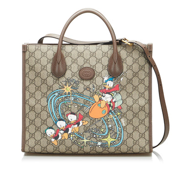 Gucci x Disney Small GG Supreme Donald Duck Satchel (SHG-18nIFQ)