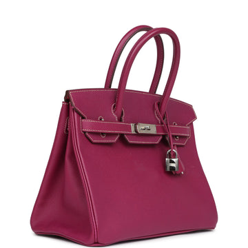 Hermes Birkin 30 Tosca Candy Epsom Palladium Hardware