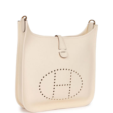 Hermes Evelyne III PM Nata Clemence Gold Hardware
