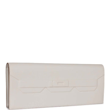 Hermes Shadow Kelly Cut Gris Pale Swift
