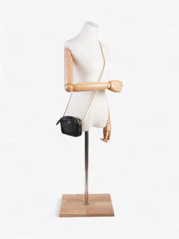 Gucci CS Marmont Super Mini Shoulder Bag Black Leather Super Mini