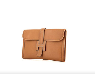 HERME?S H EPSOM LEATHER JIGE PM CLUTCH BAG