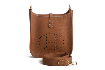 HERME?S TAURILLON CLEMENCE MINI EVELYN TPM SHOULDER BAG
