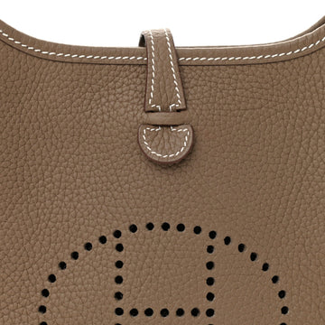 HERMÈS TAURILLON CLEMENCE AMAZONE EVELYNE TPM BAG  ETOUPE BLEU INDIGO