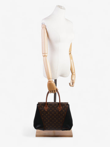 Louis Vuitton W Tote Monogram / Black Coated Canvas PM