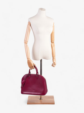 Louis Vuitton Alma Fuchsia Epi Leather GM