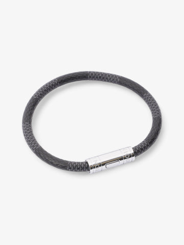 Louis Vuitton Keep It Bracelet Damier Graphite Coated Canvas 19