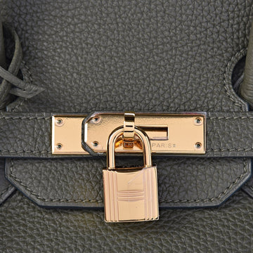 HERME?S BIRKIN 35 TOGO LEATHER GOLD HARDWARE VERT OLIVE HANDBAG