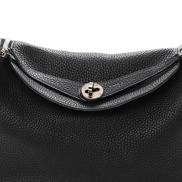 HERMÈS TAURILLON CLEMENCE VERSO LINDY 30 BAG BLACK TOFFEE