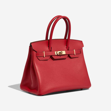 HERME?S BIRKIN 30 ROUGE CASAQUE EPSOM LEATHER GOLD HARDWARE