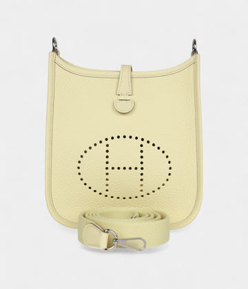Hermès Evelyne Jaune Milton Clemence Palladium Hardware