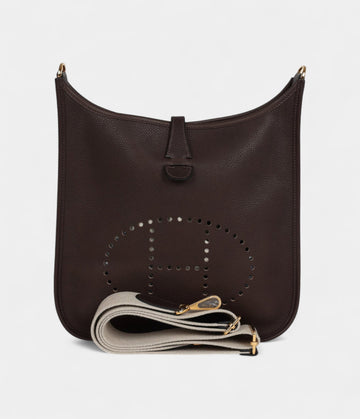 Hermès Evelyne PM Ebene Barenia Faubourg Gold Hardware