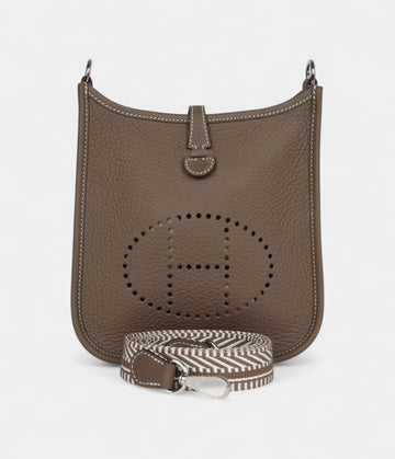 Hermès Evelyne TPM Etoupe Clemence Palladium Hardware