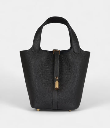 Hermès Picotin Lock 18 Dark Bronze Clemence Gold Hardware