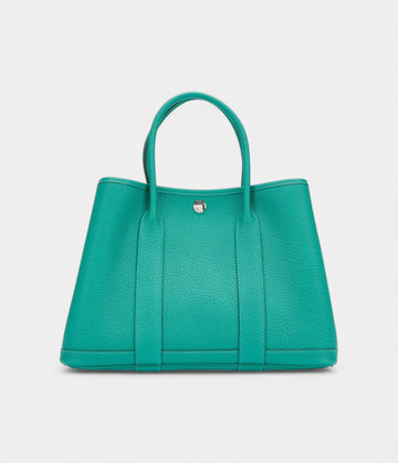 Hermès Vert Verone Negonda Garden Party 30 TPM Palladium Hardware