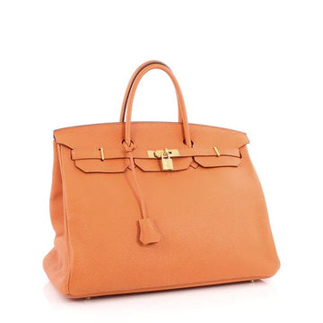 HERMÈS BIRKIN 40 TOGO LEATHER GOLD HARDWARE HANDBAG