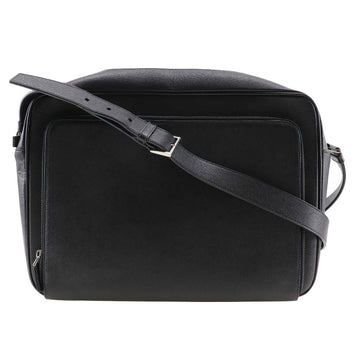 PRADA Shoulder Bag Safiano black Messenger bag mens Used