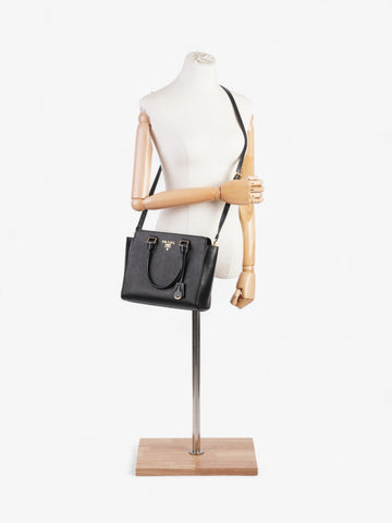Prada Galleria Tote Black Saffiano Leather Medium