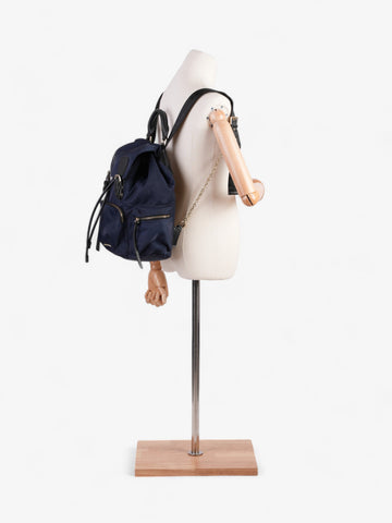 Burberry The Rucksack Navy Nylon Large