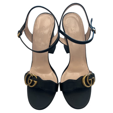 Sandals Luxury Designer By Gucci In Black, Size:8.5