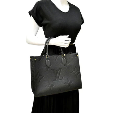 Louis Vuitton On the Go MM Black Empreinte (RRP £2,450)