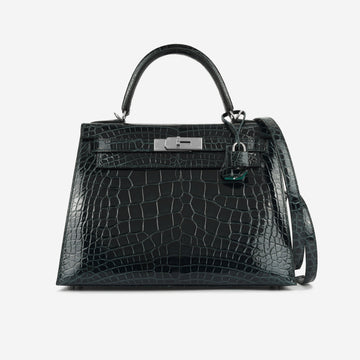 Kelly 28 Verso - Vert Cypres Alligator / Vert Jade