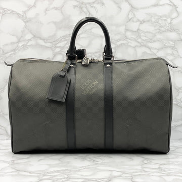 LOUIS VUITTON Keepall 45 Damier Carbon