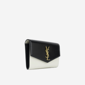 Saint Laurent Uptown Monogram Chain Wallet