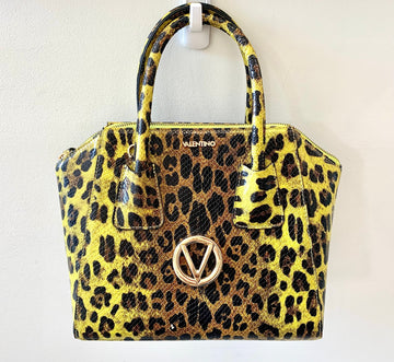 VALENTINO MINIMI ANIMALIER LEOPARD SATCHEL
