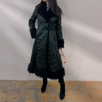 VIVIENNE TAM Black Embroidered Coat