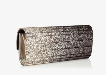 JIMMY CHOO SWEETIE DELGRADÉ GLITTER CLUTCH