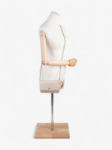 Chanel Wallet On Chain Light Gold Lambskin Leather