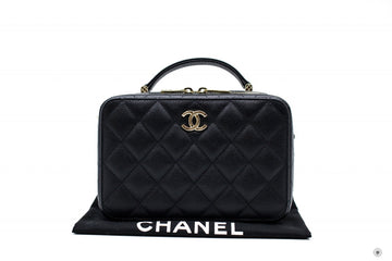 Chanel ASB Vanity Case  Black /  Caviar Shoulder Bags Ghw