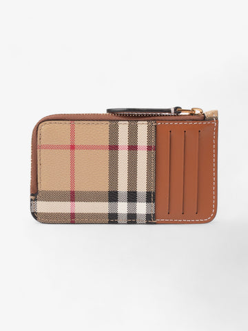 Burberry Somerset Card Case Archive Beige / Vintage Check Canvas