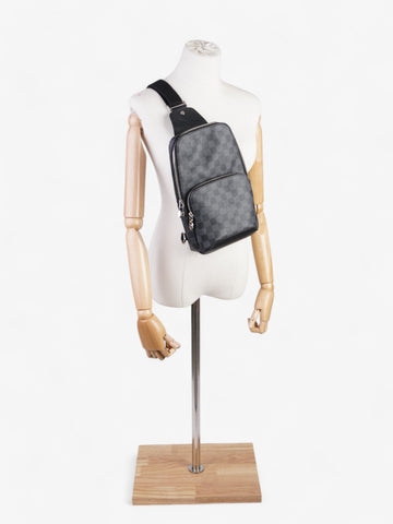Louis Vuitton Louis Vuitton Avenue Sling Bag Damier Graphite Coated Canvas Monogram / Black Coated Canvas