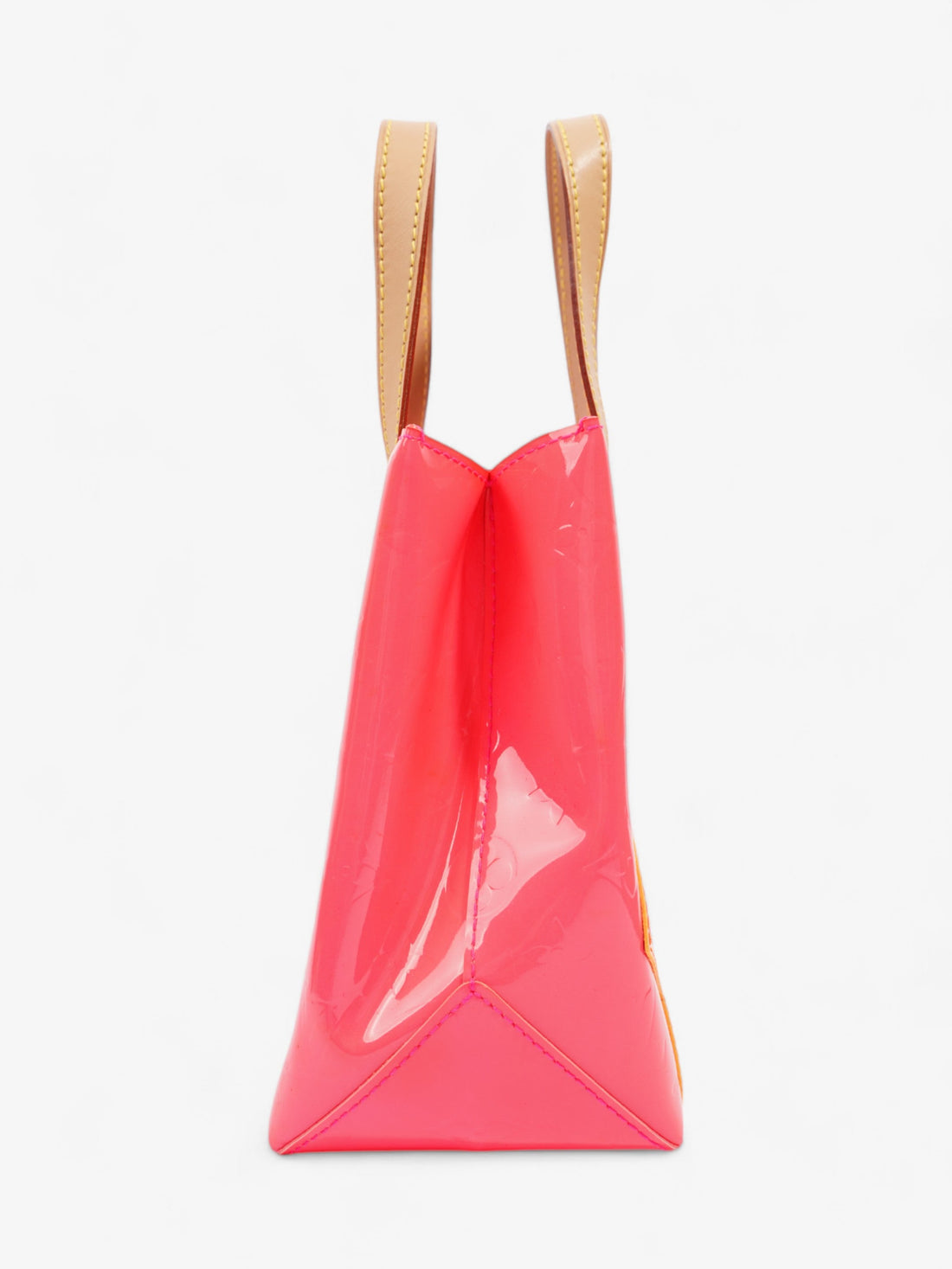 Louis Vuitton x Robert Wilson Reade Tote Fluorescent Pink / Fluorescent Orange Vernis Leather Mini
