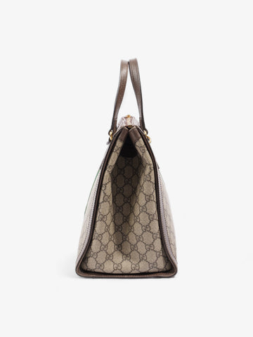 Gucci Ophidia EC Beige And Ebony EC Supreme / Brown / Gucci Stripe Coated Canvas Medium