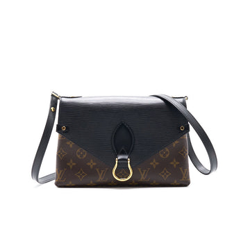 Louis Vuitton Saint Michel Handbag Monogram Canvas and Epi