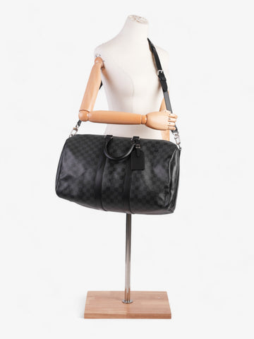 Louis Vuitton Keepall Bandouliere Damier Graphite Coated Canvas 45