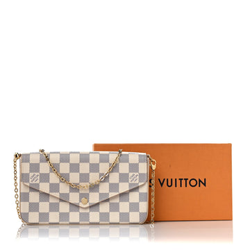LOUIS VUITTON DAMIER AZUR FÉLICIE POCHETTE