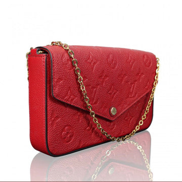 LOUIS VUITTON EMPREINTE LEATHER POCHETTE FELICIE CROSSBODY