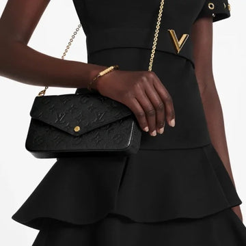 LOUIS VUITTON MONOGRAM EMPREINTE LEATHER FELICIE POCHETTE CROSSBODY