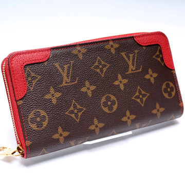 LOUIS VUITTON MONOGRAM RETIRO ZIPPY WALLET IN CHERRY