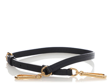 Louis Vuitton Black Leather Adjustable Bandoulière Strap