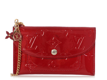 Louis Vuitton Pomme d’Amour Vernis Wallet with Chain