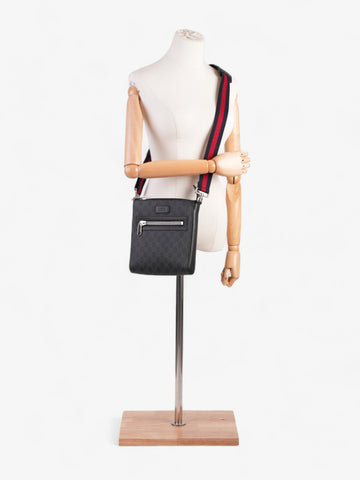 Gucci EC Messenger EC Supreme / Black Coated Canvas