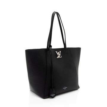 Louis Vuitton Calfskin Lockme Cabas Tote (SHF-96IXTb)