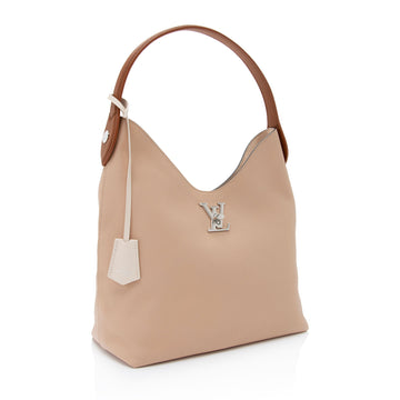 Louis Vuitton Calfskin Lockme Hobo (SHF-qylTpe)