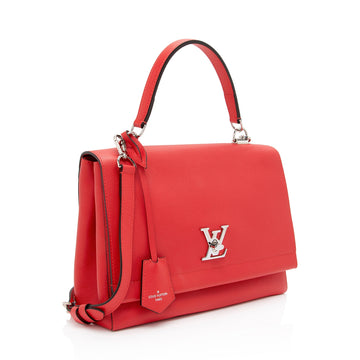 Louis Vuitton Calfskin Lockme II Satchel (SHF-0LzCcY)